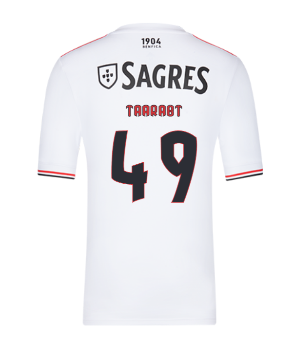 2021/22 Benfica Away Kit Soccer Jersey with Taarabt 49 printing